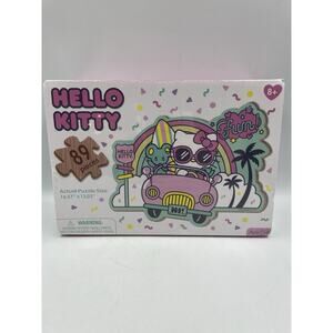 Sealed Hello Kitty & Friends Kawaii Vacation Wooden Puzzle Hands Craft 89 Pieces